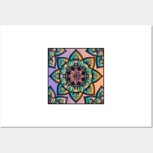 Star Mandalas 251 (Style:7) Posters and Art